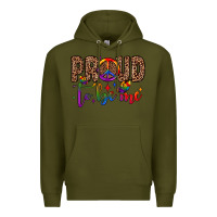 Army Green proud to be me Premium Hoodie - JahusDesignShop