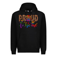 Black proud to be me Premium Hoodie - JahusDesignShop