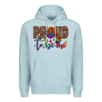 Blue Mist proud to be me Premium Hoodie - JahusDesignShop
