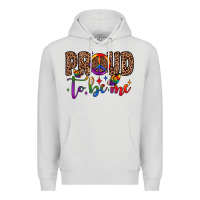 Dove Grey proud to be me Premium Hoodie - JahusDesignShop