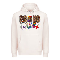 Pale Pink proud to be me Premium Hoodie - JahusDesignShop