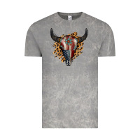 Cloud Rock American Bull Skull Vintage Tee - Jasminsmagicworld