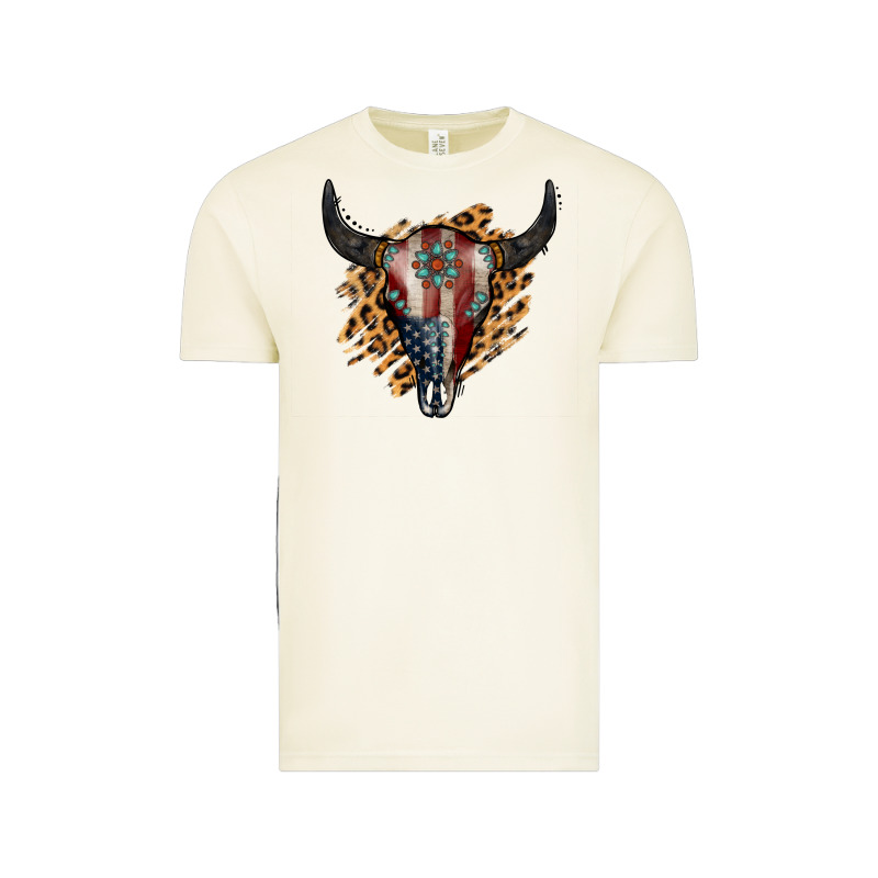 American Bull Skull Vintage Tee by Jasminsmagicworld | Teevron