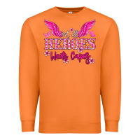 Carrot Not all heroes wear capes Cancer Awareness Premium Sweatshirt - HowdyJamesFarm