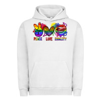 Pigment Lunar Rock Peace love equality Urban Hoodie - FaDigitalArtStudio