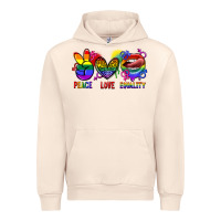 Sandshell Peace love equality Urban Hoodie - FaDigitalArtStudio