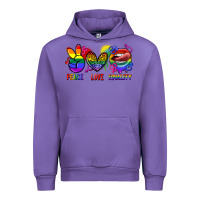 Tulip Peace love equality Urban Hoodie - FaDigitalArtStudio