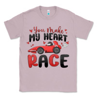 Lilac you make my heart race valentine's day Classic Tee - MaliasSmallBusiness