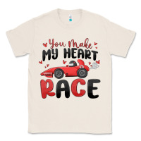 Natural you make my heart race valentine's day Classic Tee - MaliasSmallBusiness