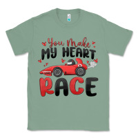 Sage you make my heart race valentine's day Classic Tee - MaliasSmallBusiness