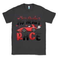 Smoke you make my heart race valentine's day Classic Tee - MaliasSmallBusiness