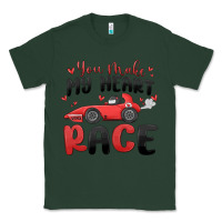 Sports Green you make my heart race valentine's day Classic Tee - MaliasSmallBusiness