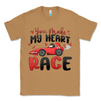 Toasted Coconut you make my heart race valentine's day Classic Tee - MaliasSmallBusiness