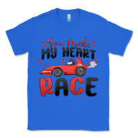 True Royal you make my heart race valentine's day Classic Tee - MaliasSmallBusiness
