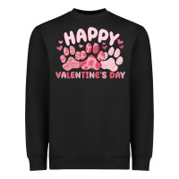 Black happy valentine's day Heavyweight Sweatshirt - MaliasSmallBusiness