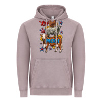 Vintage Zinc red white moo farm animals 4th of july Vintage Hoodie - LillyAllenDesigns