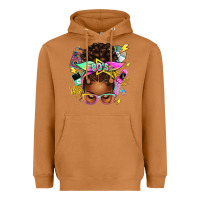 Meerkat 80's babe afro messy bun Heavyweight Hoodie - texasbilliewilder