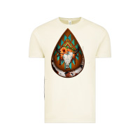 Vintage Arctic aztec bullskull teardrop earrings Vintage Tee - Jasminsmagicworld