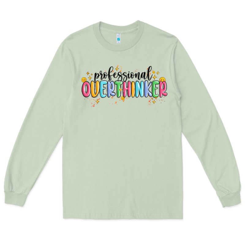Professional Overthinker Long Sleeve Tee by MaliasSmallBusiness | Teevron