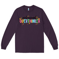 Plum professional overthinker Long Sleeve Tee - MaliasSmallBusiness