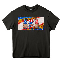 Asphalt usa gnome license plate Heavy Core Tee - HRA Design Shop