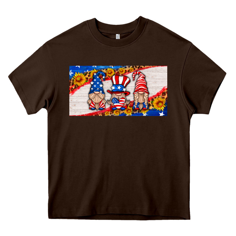 Usa Gnome License Plate Heavy Core Tee by HRA Design Shop | Teevron
