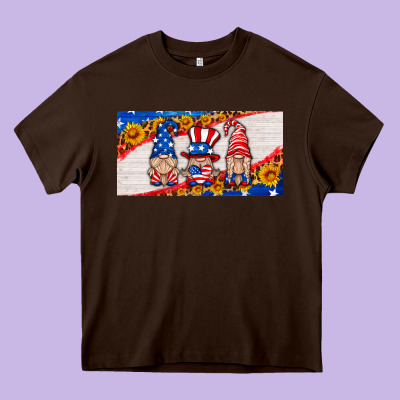 Usa Gnome License Plate Heavy Core Tee Designed By Hra Design Shop