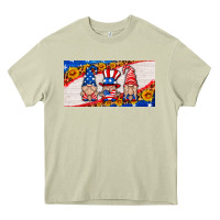 Mossy usa gnome license plate Heavy Core Tee - HRA Design Shop