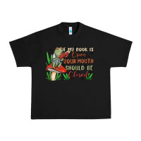 Black if my book is open your mouth should be closed malia Urban Heavy Tee - MaliasSmallBusiness