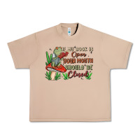 Burro if my book is open your mouth should be closed malia Urban Heavy Tee - MaliasSmallBusiness