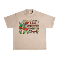 French Oak if my book is open your mouth should be closed malia Urban Heavy Tee - MaliasSmallBusiness