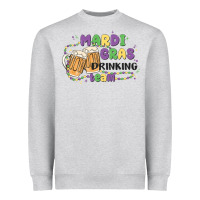 Mardi Gras Drinking Team Heavyweight Sweatshirt | Teevron