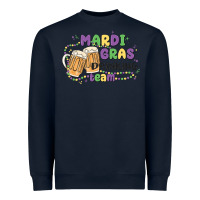 Navy mardi gras drinking team Heavyweight Sweatshirt - MaliasSmallBusiness