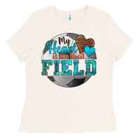 Bone my heart is on that field soccer Ladies Tee - HRA Design Shop