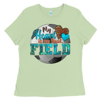 Matcha my heart is on that field soccer Ladies Tee - HRA Design Shop