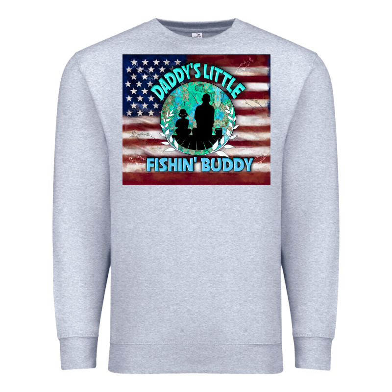 Daddy's Little Fishin Buddy Premium Sweatshirt by TumblerDesignByShophia | Teevron