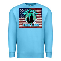 Ocean Blue daddy's little fishin buddy Premium Sweatshirt - TumblerDesignByShophia
