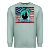 Seafoam daddy's little fishin buddy Premium Sweatshirt - TumblerDesignByShophia