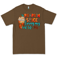 Cacao pumpkin spice living my best life Premium Tee - AdoDesignShop