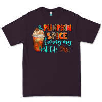 Plum pumpkin spice living my best life Premium Tee - AdoDesignShop