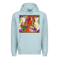 Blue Mist Mardi Gras Crawfish Tumbler Premium Hoodie - HowdyJamesFarm