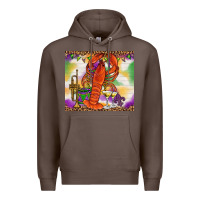 Coffee Mardi Gras Crawfish Tumbler Premium Hoodie - HowdyJamesFarm