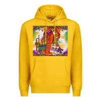 Lemon Mardi Gras Crawfish Tumbler Premium Hoodie - HowdyJamesFarm