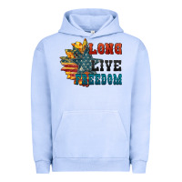 Pigment Grape Ice Long live freedom Urban Hoodie - FaDigitalArtStudio