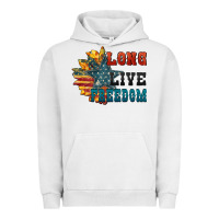 Pigment Lunar Rock Long live freedom Urban Hoodie - FaDigitalArtStudio