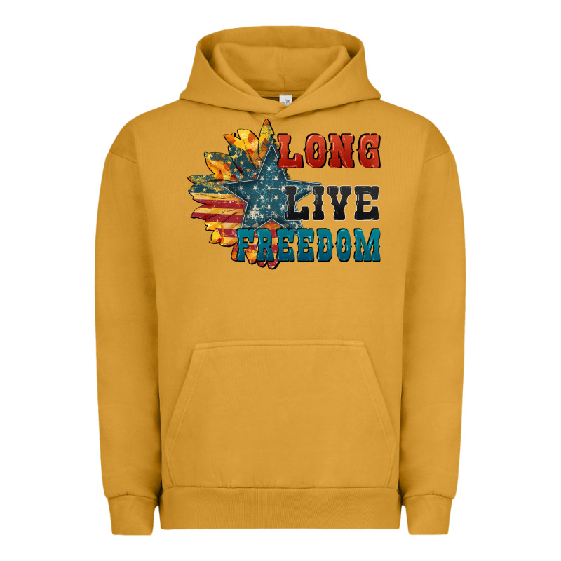 Long Live Freedom Urban Hoodie by FaDigitalArtStudio | Teevron