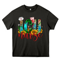 Asphalt christmas icu nurse Heavy Core Tee - FaDigitalArtStudio