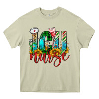 Mossy christmas icu nurse Heavy Core Tee - FaDigitalArtStudio