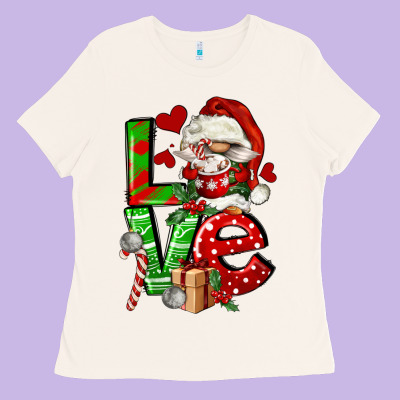 Love Gnomes Ladies Tee Designed By Fadigitalartstudio