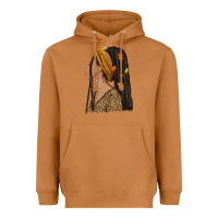 Meerkat Fall afro woman Heavyweight Hoodie - NancyCooperArtShop